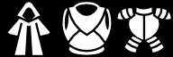 The three testing armors for Project Aleron.